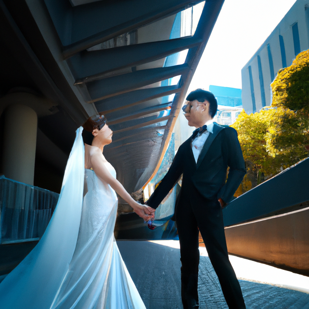 ウェディング前撮りのサンプル